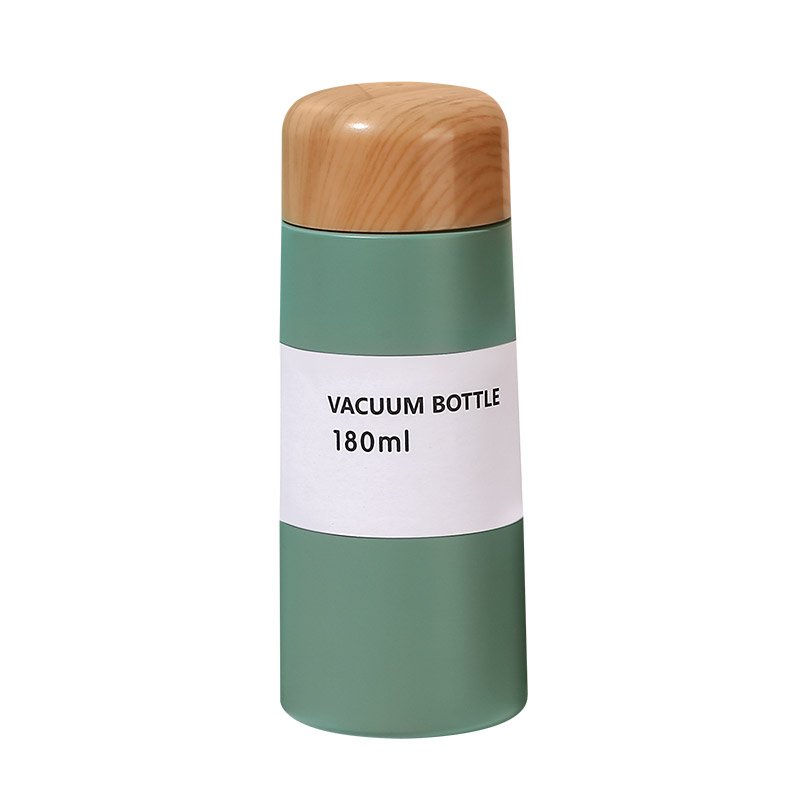 Wholesale 180ML Double Wall Vacuum Insulated Stainless Steel Water Bottle Portable Large Capacity Thermos Lightweight Office Cup