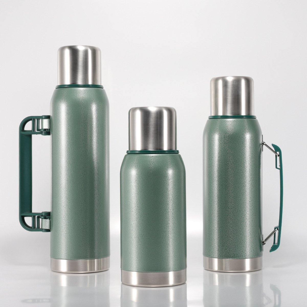 Customized Logo Wholesale Double Wall Stainless Steel Beer Mug Tankard Vacuum Flask With Handle