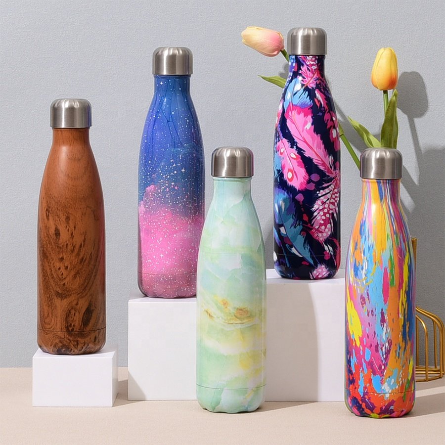 Designed Insulated Wholesale Bullet Stainless Steel Vacuum Flask Thermal Bottle For School travel tumbler Water Bottles