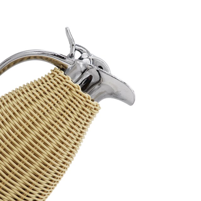 High QualityRattan Flask with Zinc Alloy Material Wholesale Coffee Pots Vacuum Flasks Stainless Steel Kettle pot