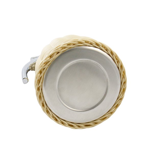 High QualityRattan Flask with Zinc Alloy Material Wholesale Coffee Pots Vacuum Flasks Stainless Steel Kettle pot