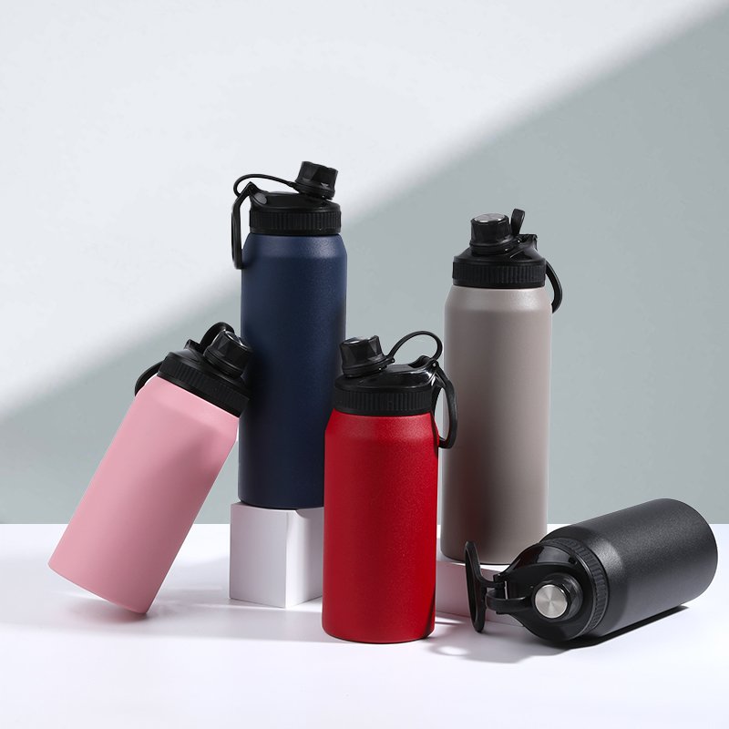 Wholesales Customization Quality 600ML 800ML Sports Outdoor Vacuum Insulated Stainless Steel Water Bottle