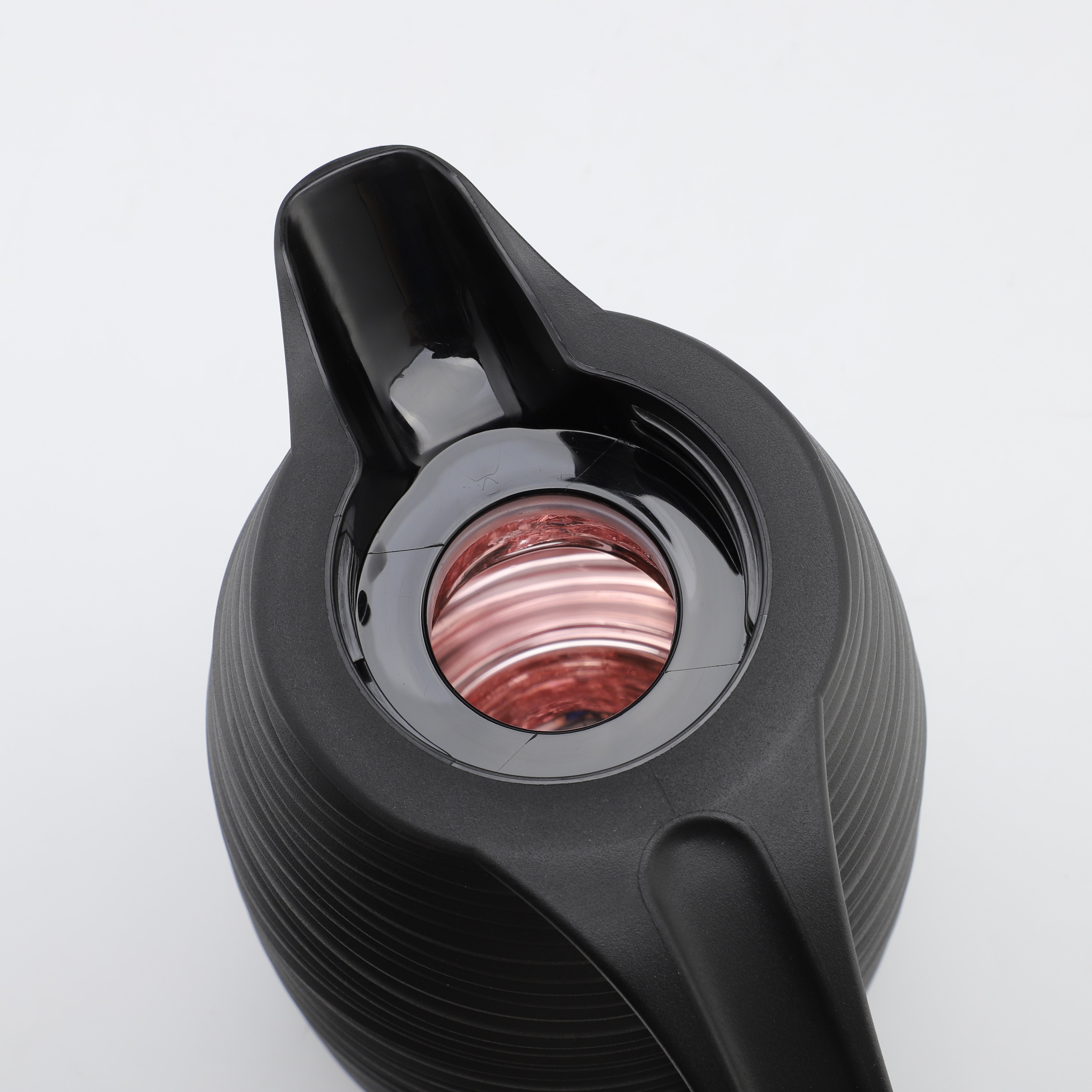 Arabic Dallah New Arrival Plastic Body Pink Glass Refill Vacuum Flask High Quality Insulated Thermos Flask Kettle Coffee Pot