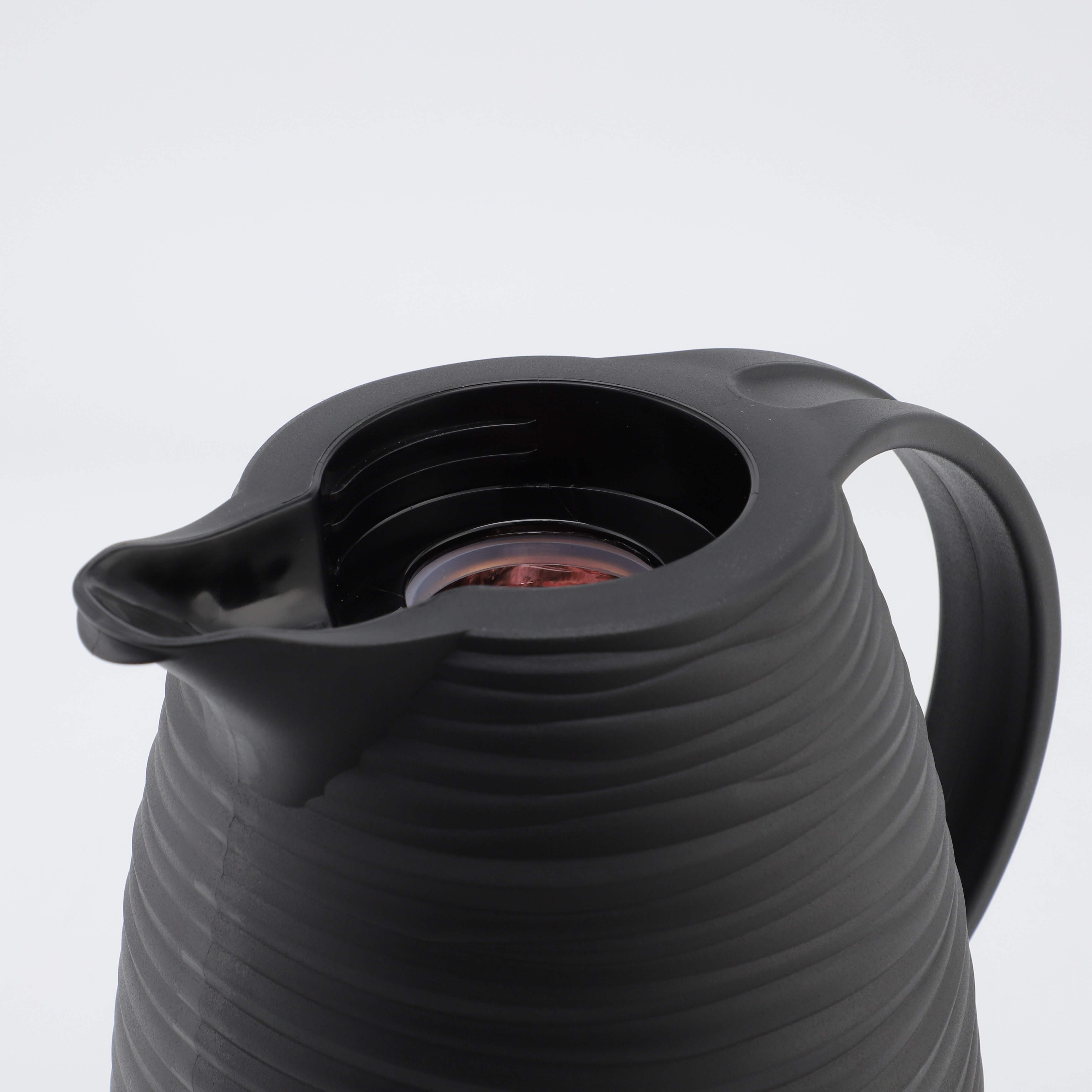 Arabic Dallah New Arrival Plastic Body Pink Glass Refill Vacuum Flask High Quality Insulated Thermos Flask Kettle Coffee Pot