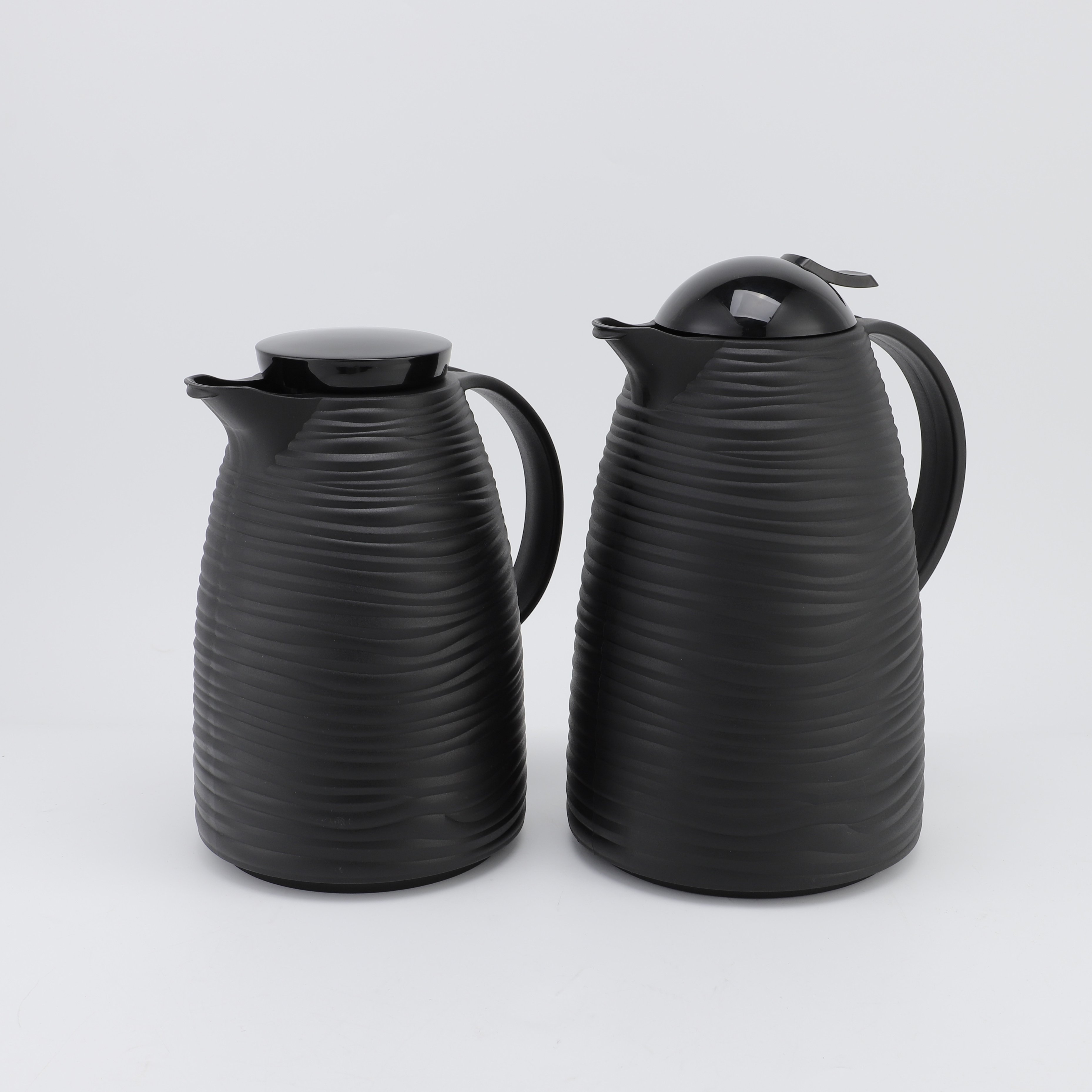 Arabic Dallah New Arrival Plastic Body Pink Glass Refill Vacuum Flask High Quality Insulated Thermos Flask Kettle Coffee Pot