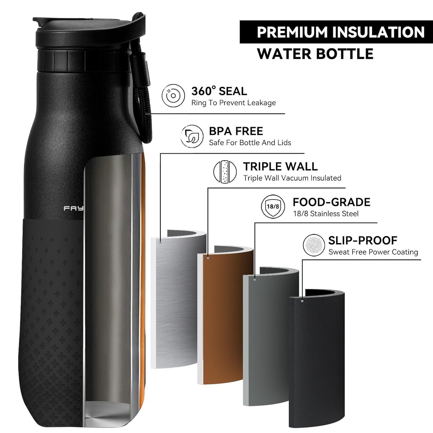 Portable Fashion Insulated Vaccum Thermal Coffee Stainless Steel Thermos Vacuum Flasks & Thermoses