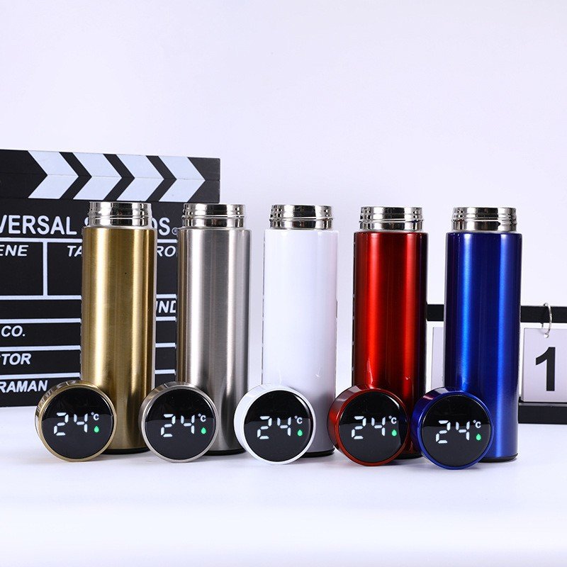 High Quality Smart Water Cup Thermos Mug Stainless Steel Insulated Thermos Bottle with LED Temperature Display