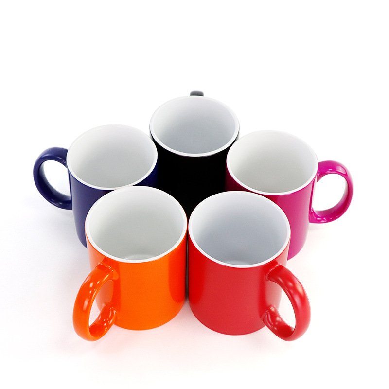 Cheap 11oz Custom Color Changing Mug Ceramic Cups For Sublimation Gift For Best Mom