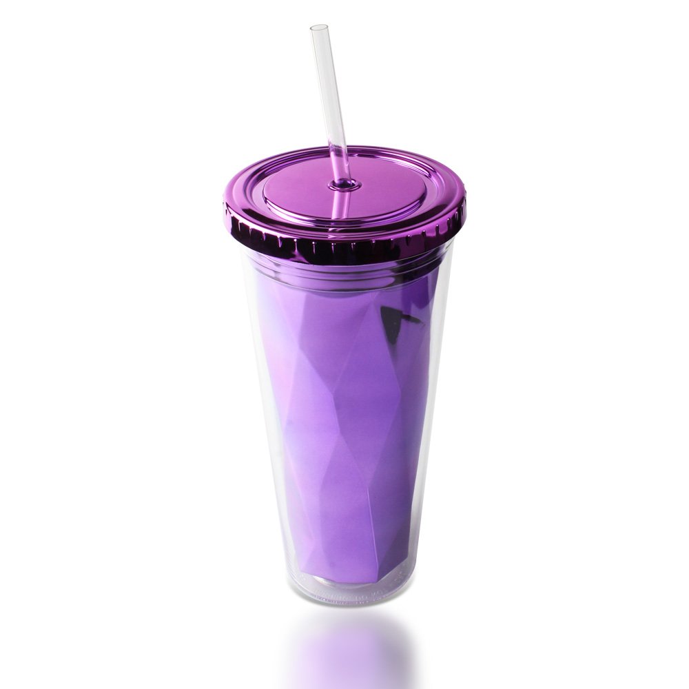 16oz Plastic Double Wall Water Coffee Cup With Recycle Materials Hot Plastic Coffee Mug For Entertainments