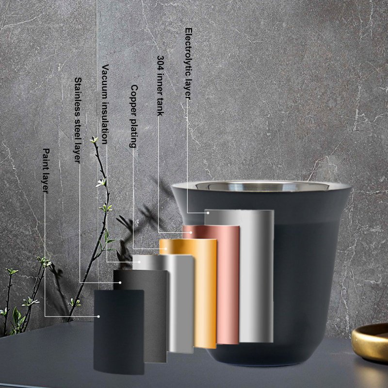 Portable 80ml 160ml stainless steel outdoor camping milk cup double walled vacuum insulated coffee mug
