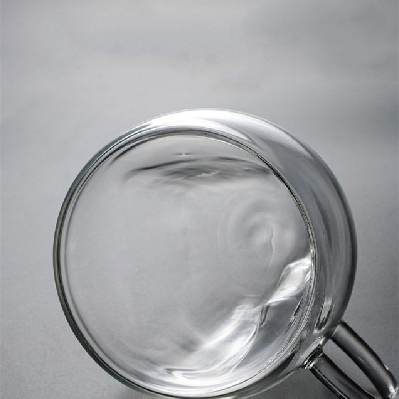 180 240ml Clear Unique Double Walled Insulated Glass Coffee Mug or Tea Cup Shaped heart shaped drinking glasses