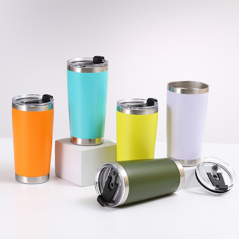 GC sublimation 17oz botellas de agua water bottle stainless steel metal cups lid double wall 304 stainless steel water bottle