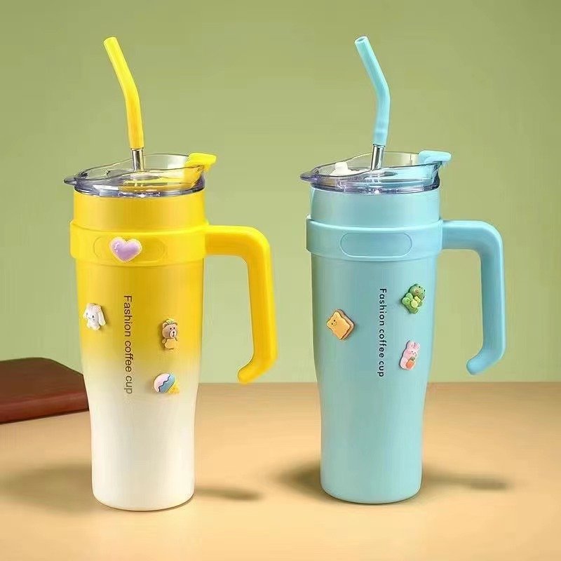 Water Vacuum Drinking Tumbler Double Wall Halloween Sublimation Stainless Steel Tumbler With Handle 40oz Outdoor Mugs