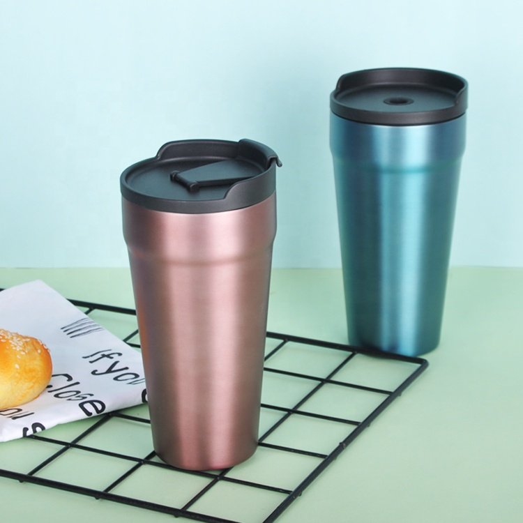 New Design Double Walled Stainless Steel Travel Car custom coffee mugs