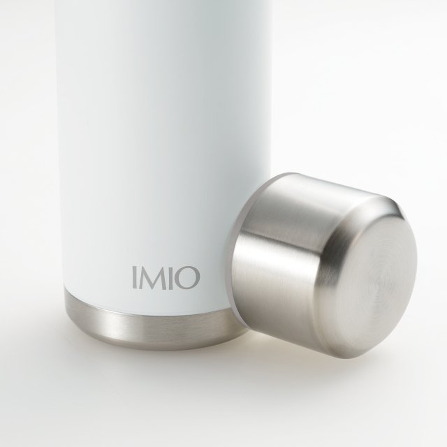 IM-0007 IMIO stainless steel water bottles tumblers vacuum flasks slim bottle 300ml white