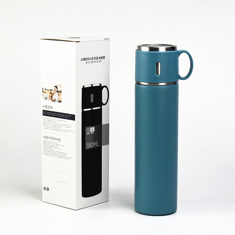 500ml New Arrivals Thermos Set Stainless Steel Vacuum Flask Gift Set With Two Cups