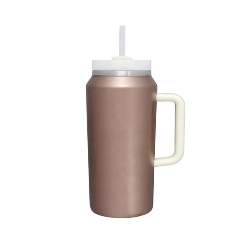 Double wall stainless steel 64oz stainless steel water bottle beer growler water thermo flask