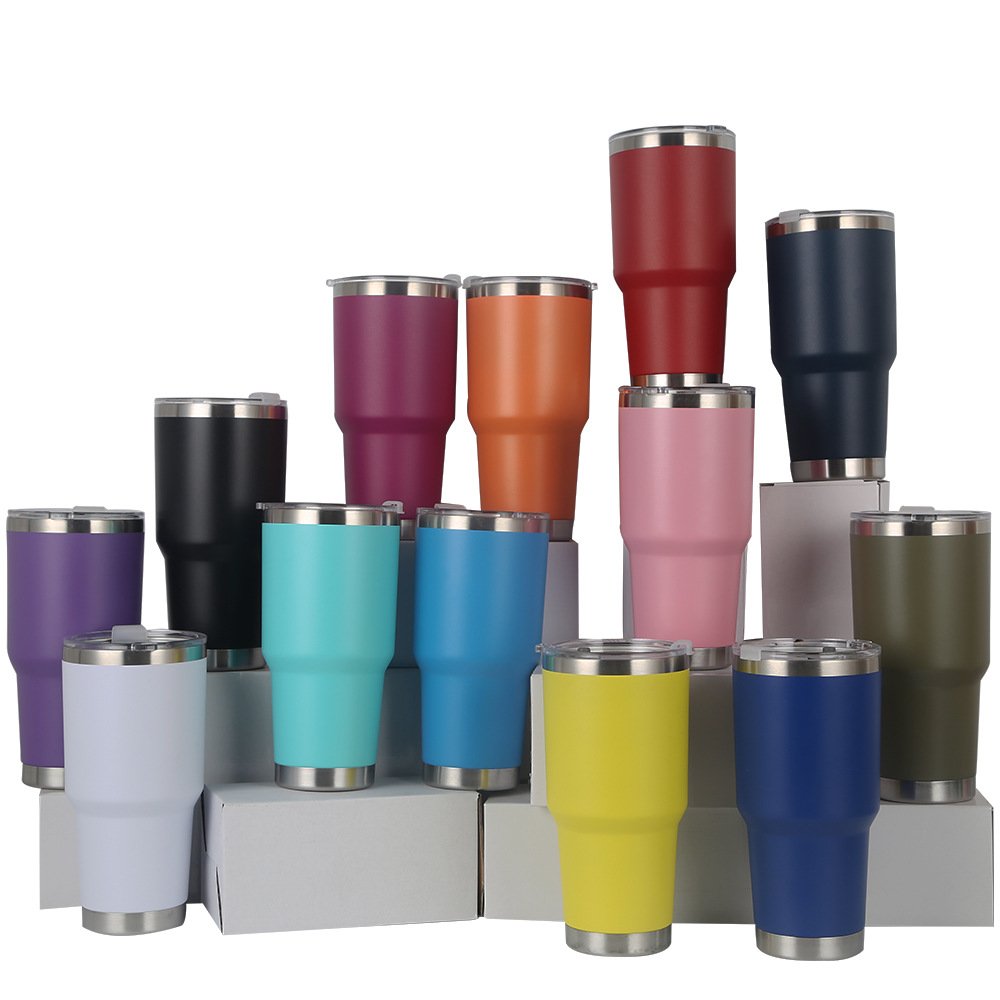 AilinGalaxy 30oz 20oz travel coffee mug water cup stainless steel tumbler cups flask vacuum insulated tumbler