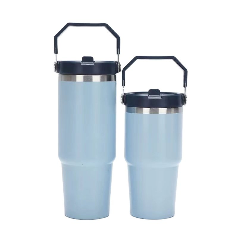 Wholesale 20oz 30oz Stainless Steel Tumbler Vacuum Flask Travel Thermos Water Bottle with Classic Design Lid for Adults
