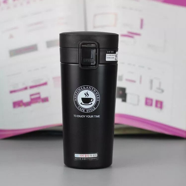 HOT Premium Travel Coffee Mug Stainless Steel Thermos Tumbler Cups Vacuum Flask thermo Water Bottle Tea Mug Thermocup