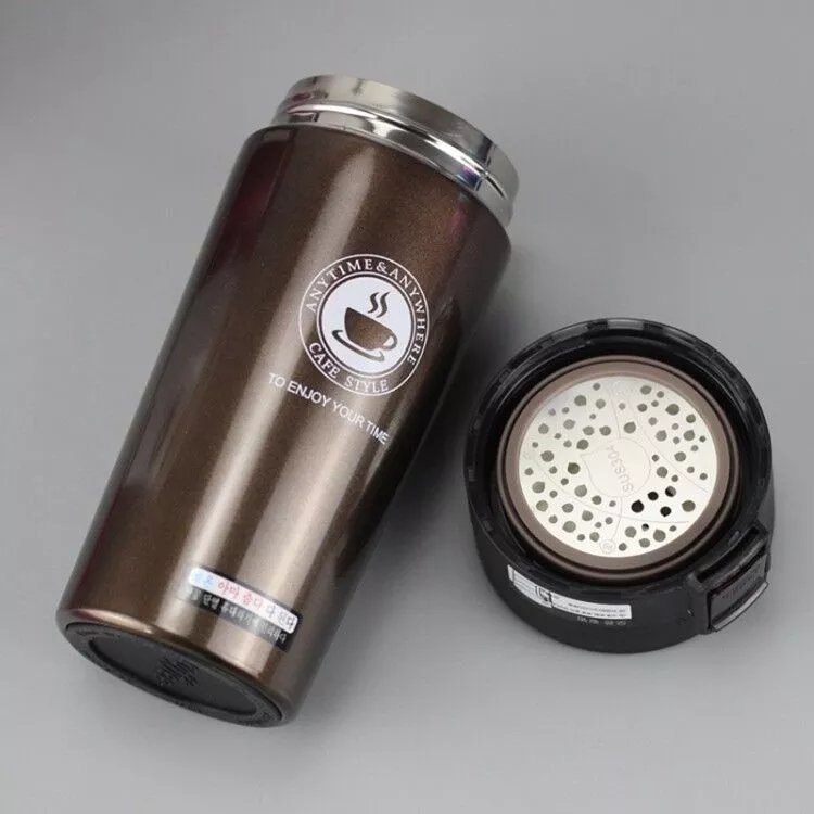 HOT Premium Travel Coffee Mug Stainless Steel Thermos Tumbler Cups Vacuum Flask thermo Water Bottle Tea Mug Thermocup
