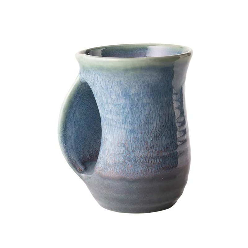 Ceramic and Hand Painted Unique Ceramic Mug Cup Hand Warmer Mug Warming Tea Mug