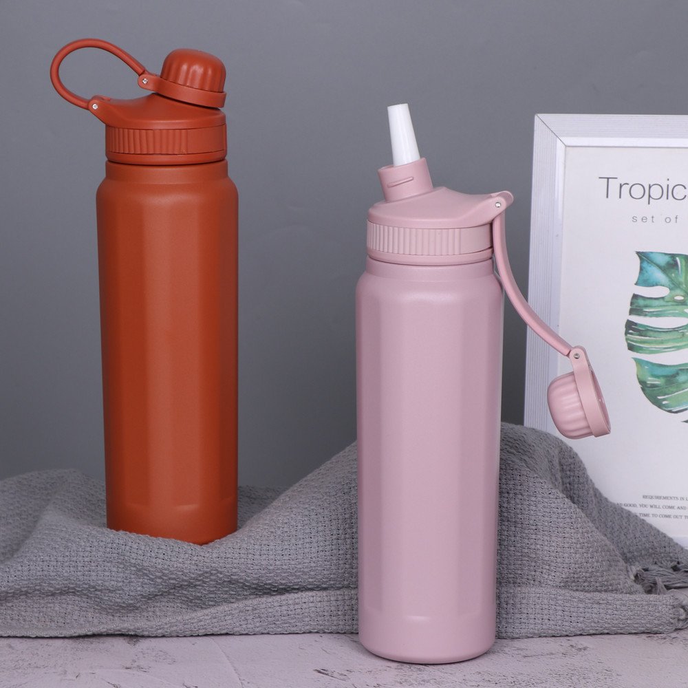32 Oz Triple Insulated Stainless Steel Wide Mouth Sports Canteen Thermal Water Bottle Vacuum Flask Thermos for Hiking