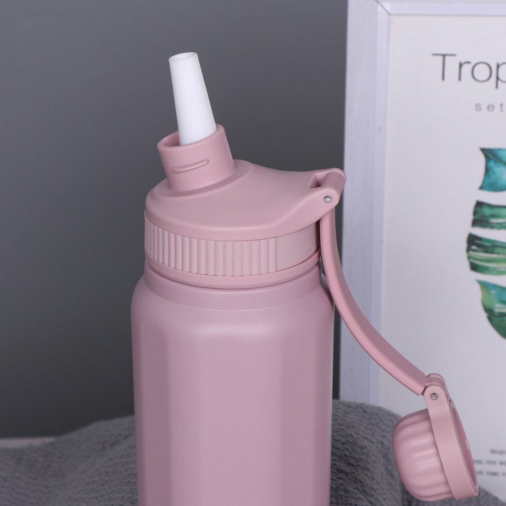 32 Oz Triple Insulated Stainless Steel Wide Mouth Sports Canteen Thermal Water Bottle Vacuum Flask Thermos for Hiking