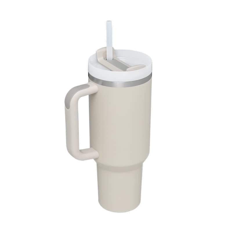 Wholesale Customized Beer Tumbler Double Walled Stainless Steel Insulated 40oz Travel Mug With Handle And Lids