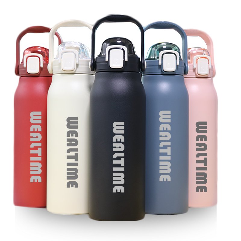 New design large insulated water bottles 1.7L vacuum flask stainless steel sports bottles best sellers