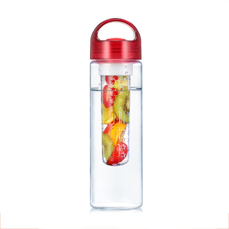 700ml plastic water bottle fruit infuser water bottle bpa free