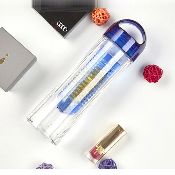 700ml plastic water bottle fruit infuser water bottle bpa free