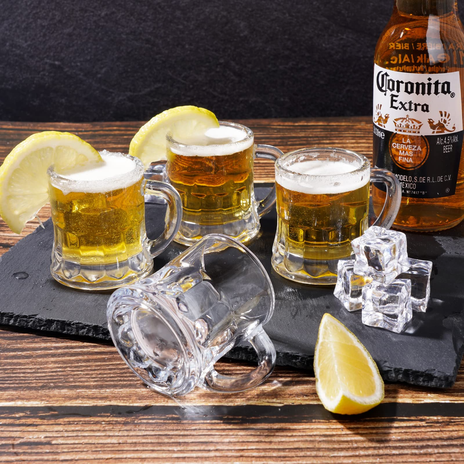 Wholesale Mini Beer Mug Shot plastic Personalized Custom for Sale Food Grade 2 Oz Whiskey Shot Glasses mini plastic beer steins