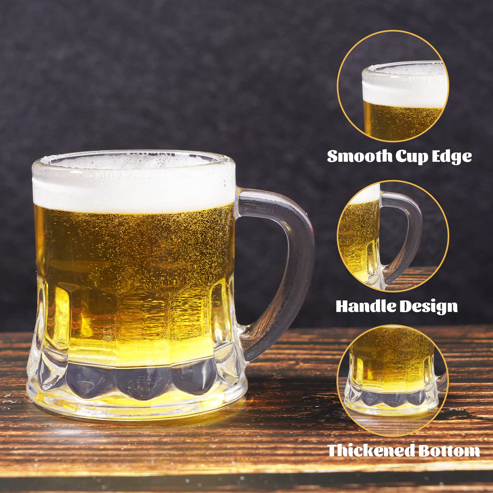 Wholesale Mini Beer Mug Shot plastic Personalized Custom for Sale Food Grade 2 Oz Whiskey Shot Glasses mini plastic beer steins