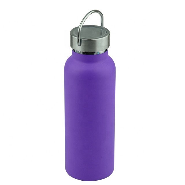 BPA free outdoor Double Wall 500ml Vacuum Flask Termo Stainless Steel Thermo Bamboo Lid Insulated Water Bottles