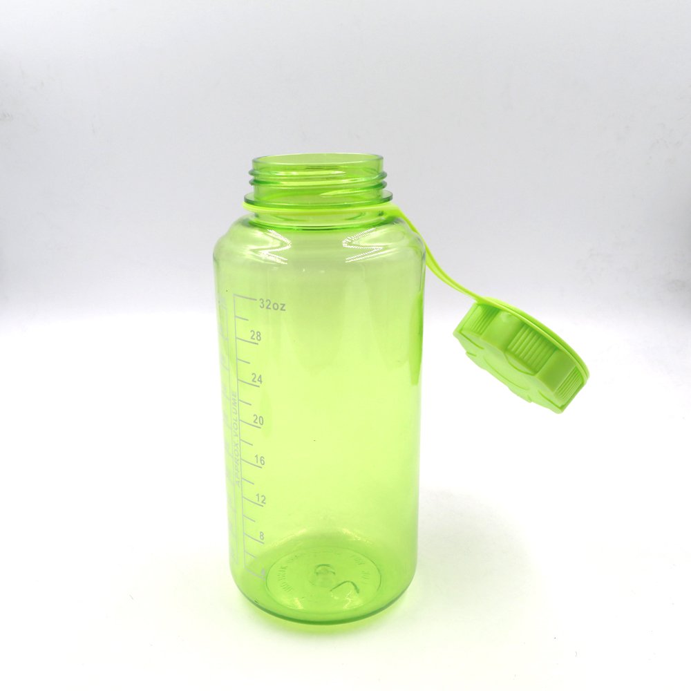REAL High Quality Stocked leakproof wide mouth 1000ml 1L plastic sports water bottle