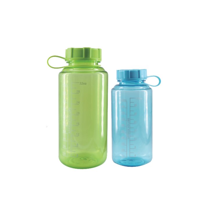 REAL High Quality Stocked leakproof wide mouth 1000ml 1L plastic sports water bottle