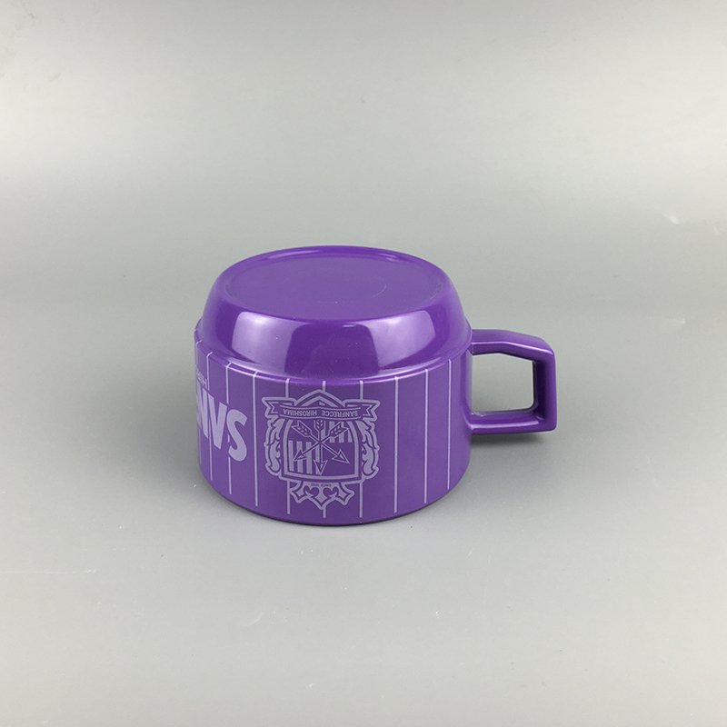 Custom Logo Melamine Mugs In Cool Assorted Colors