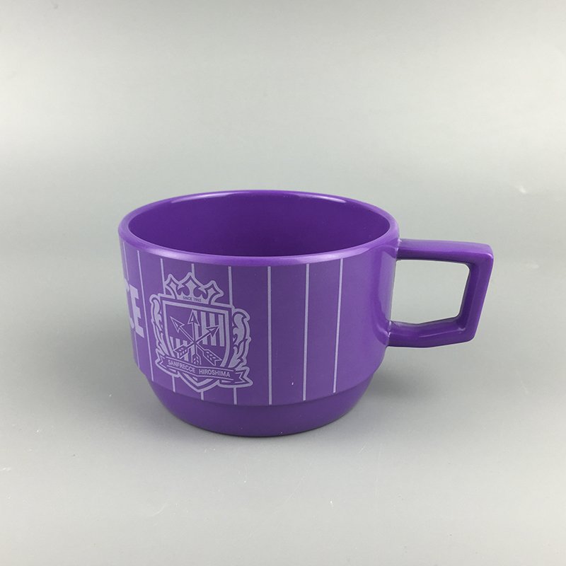 Custom Logo Melamine Mugs In Cool Assorted Colors