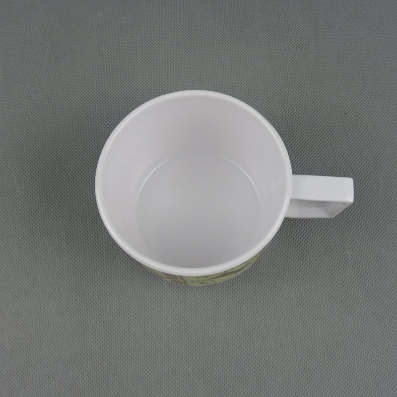 Custom Logo Melamine Mugs In Cool Assorted Colors