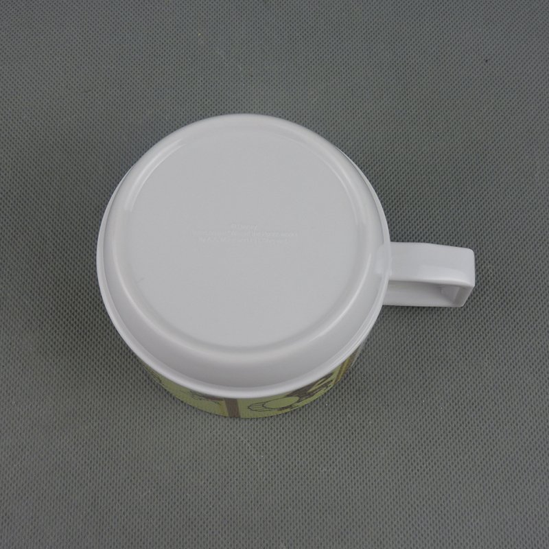 Custom Logo Melamine Mugs In Cool Assorted Colors
