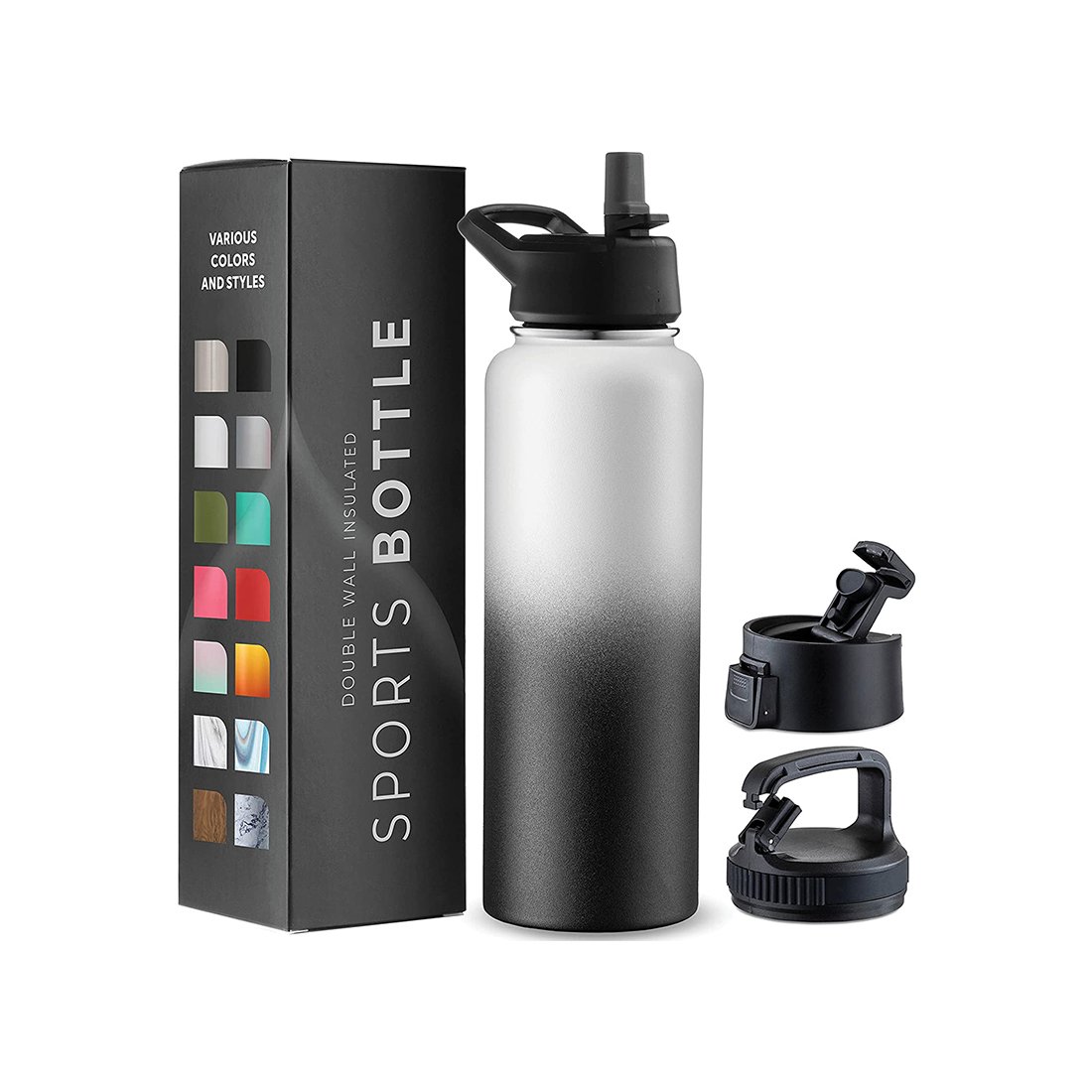 Custom Design Sports Large Capacity Vacuum Flask Water Bottle Insulated Metal Stainless Steal Water Bottle for Man Women