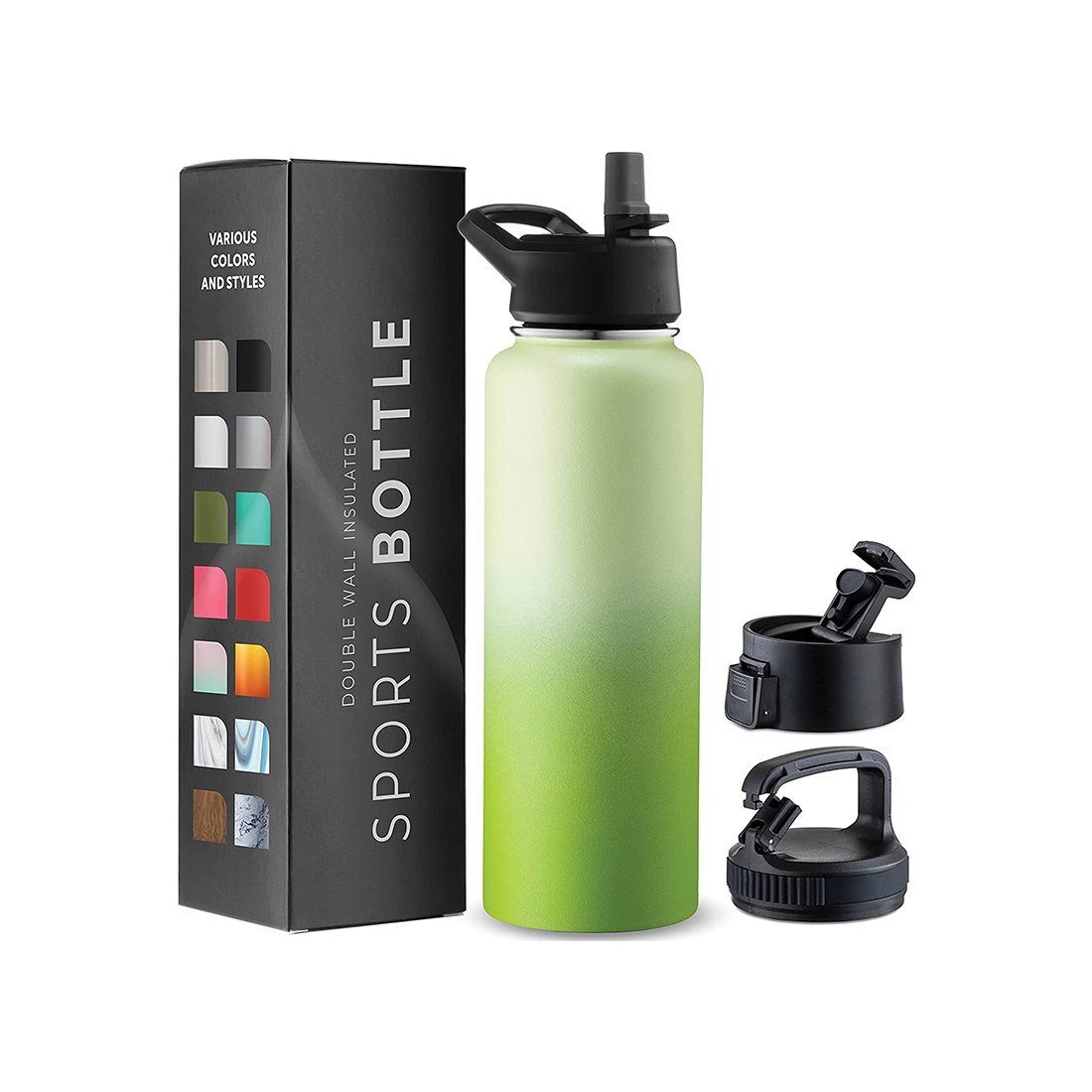 Custom Design Sports Large Capacity Vacuum Flask Water Bottle Insulated Metal Stainless Steal Water Bottle for Man Women