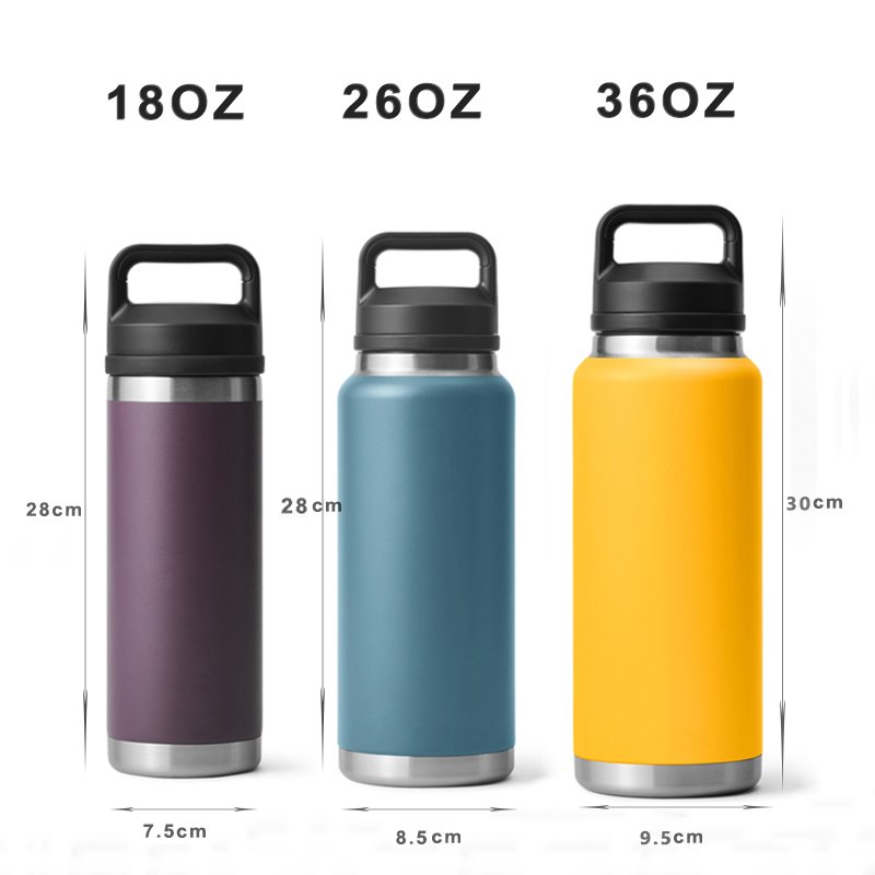Wholesale Travel Thermal Sport Water Bottle 304 Stainless Steel Double wall Termos Water Bottle