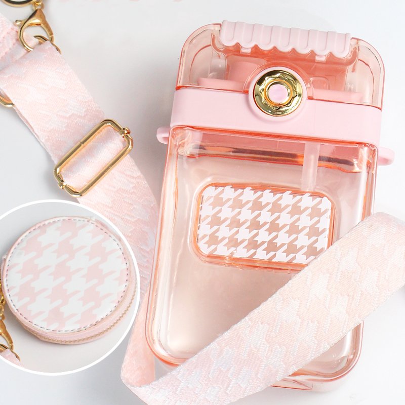 High Quality Drinking Portable Transparent Bpa Free Plastic Clear Square Water Bottle