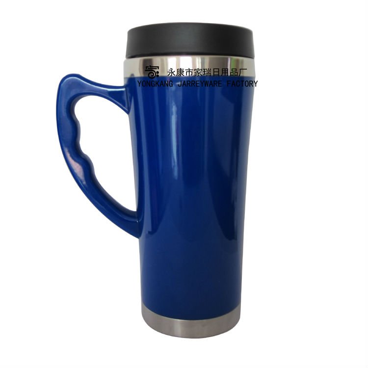 Insulated Coffee Mug With Handle And Lid