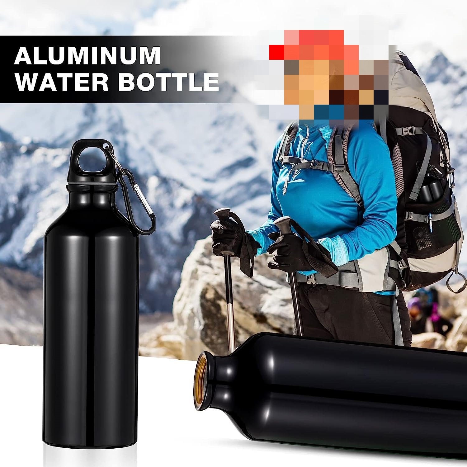 Low price Sport Aluminum Water Bottle with Custom Logo