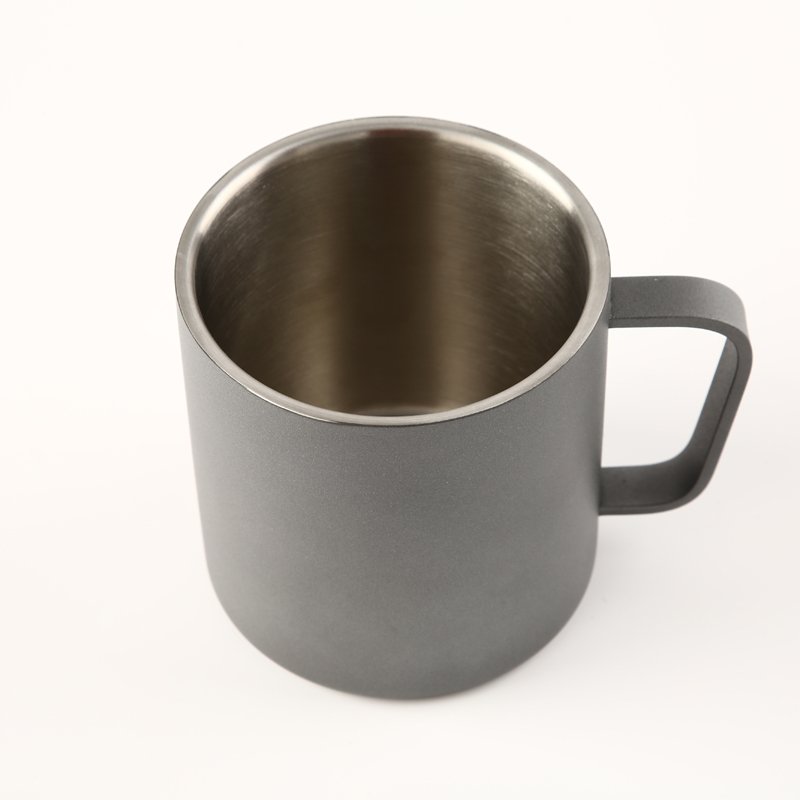 Wholesale 400ml Matte Reusable Sublimation Stainless Steel Hot Cold Insulated Custom Logo Coffee Cup Mugs for Camping