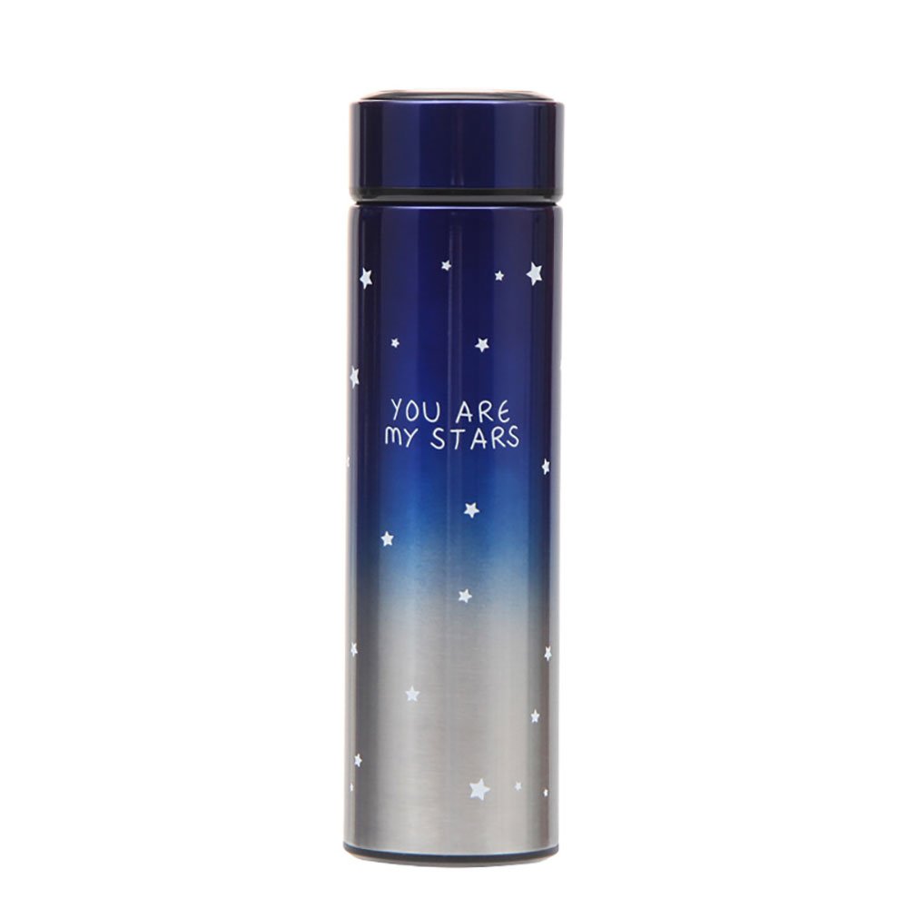 Smart Vacuum Flask Stainless Steel Water Bottle 15oz Thermos with Touch Screen temperature Display with Double Wall Vacuum