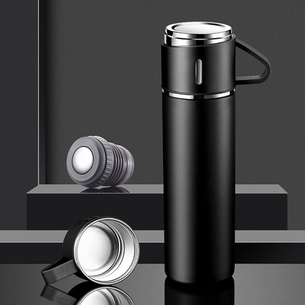 Modern Hot Water Business 304 Insulated Stainless Steel Food Vacuum Flask Travel Thermal Water Bottle Tumbler Cup Mug Gift Set